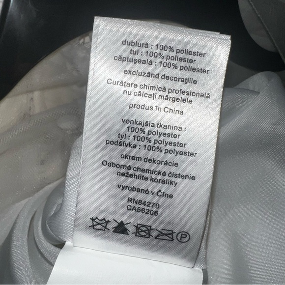 David's Bridal Galina Wedding Dress in Soft White Size 14 NWT Style WG3698 - Picture 7 of 13